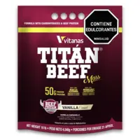 Titan Beef Mass 10 libras – Vainilla Caramelo