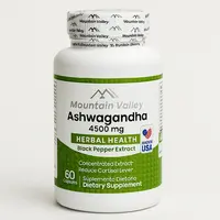 Ashawagandha 4500 mg 60 Capsulas Mountain Valley