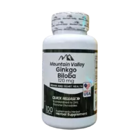 Gingko Biloba 120 Mg Mountain Valley 100 Softgels