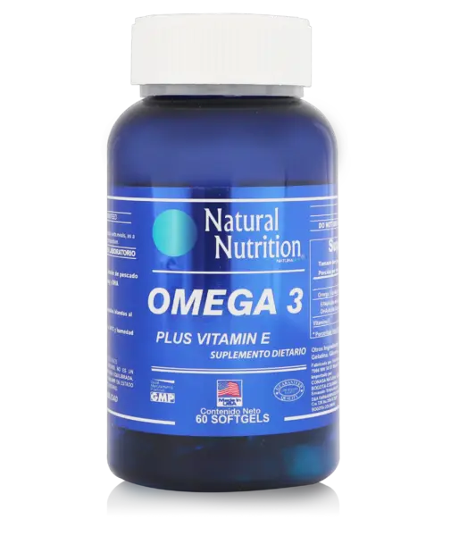 Omega 3 Natural Nutrition 60 Cápsulas
