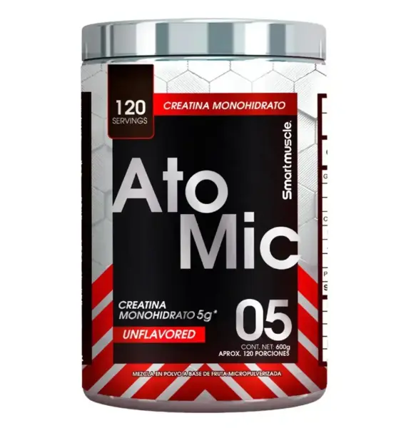 Atomic Creatina Monohidrato 600 Gramos