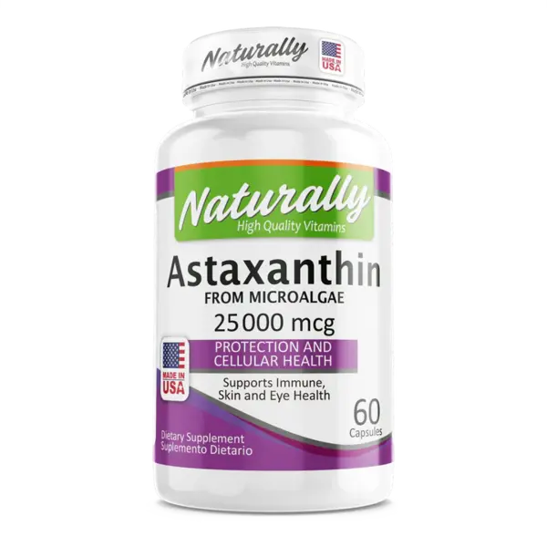 Astaxanthin 25 mg 60 Cápsulas