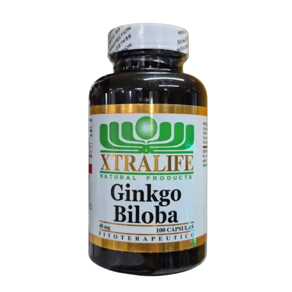 Ginkgo Biloba 40 mg x 100 Capsulas Xtralife