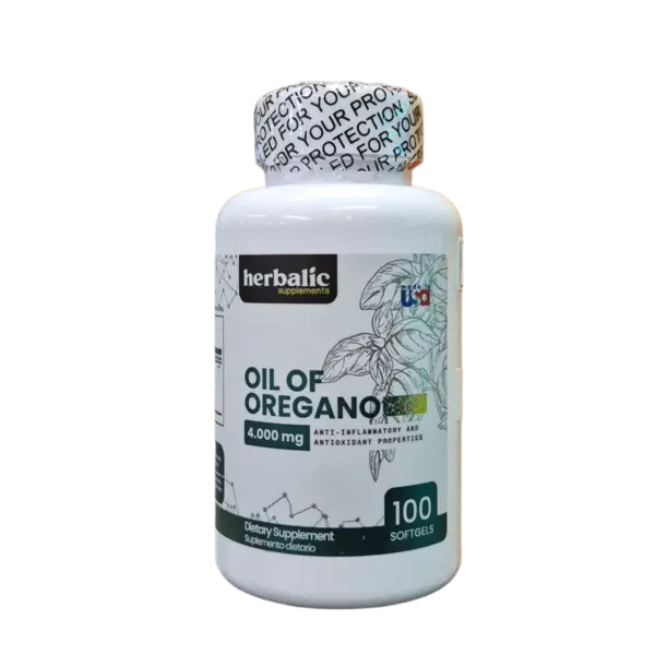 Aceite de Oregano Herbalic 100 Softgels
